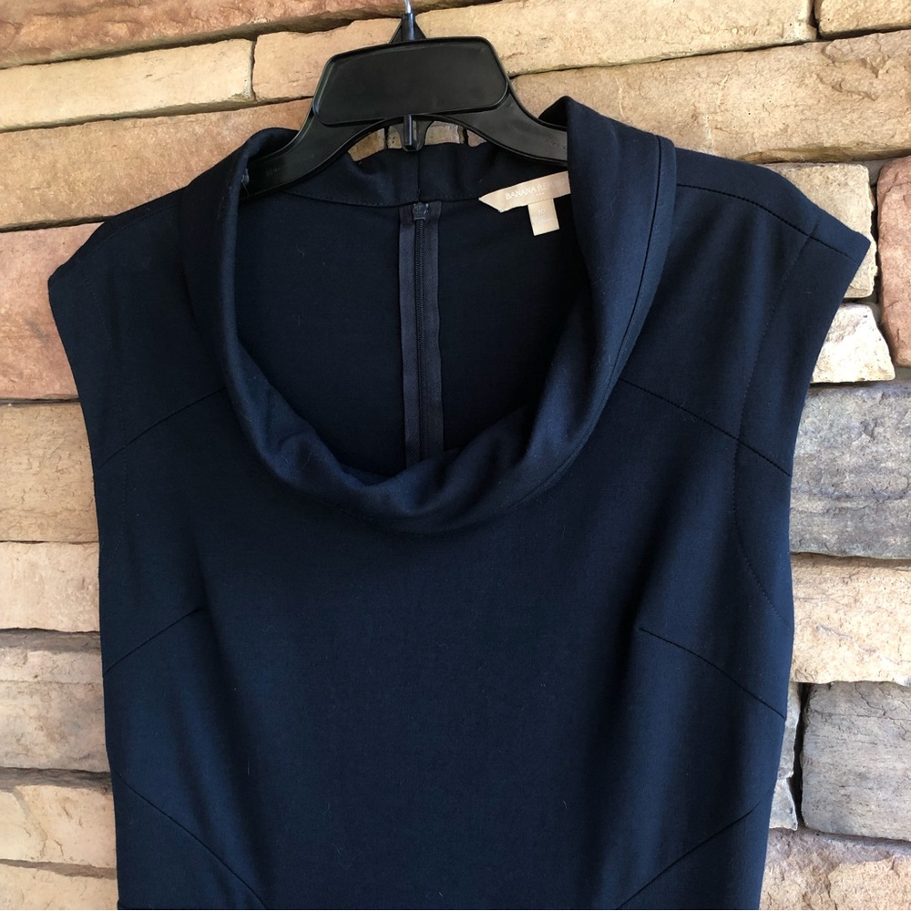Banana Republic dark navy blue sleeveless dress 10 - Picture 4 of 13